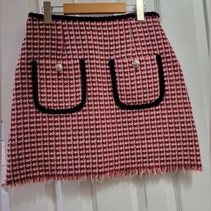 Maje Tweed Skirt